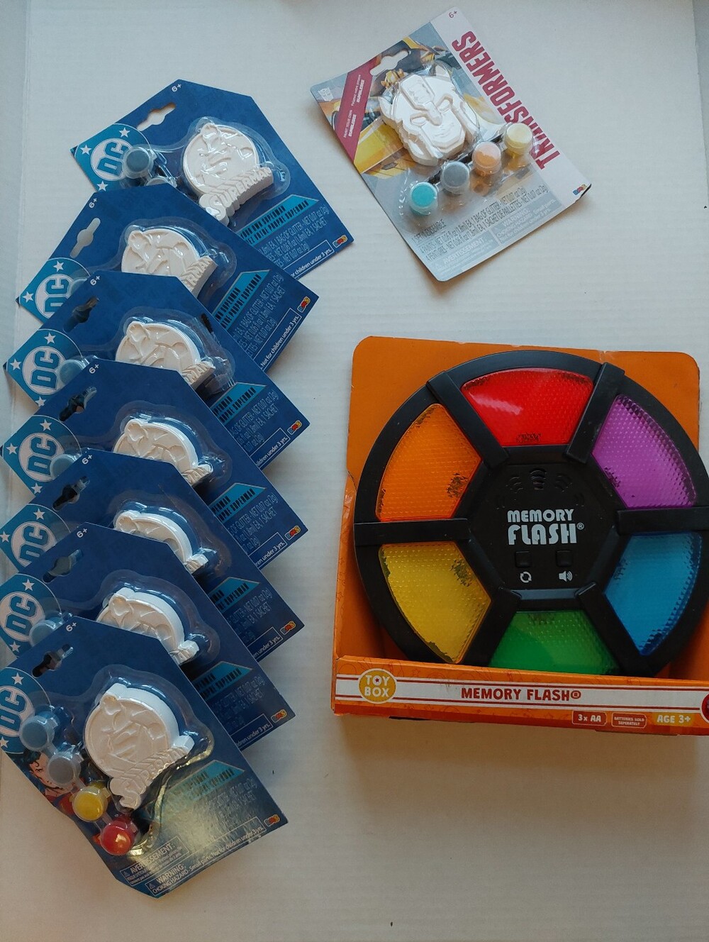New Lot Of Toys Memory Flash 8 Paint Pallettes Birthday Gifts Party Boys